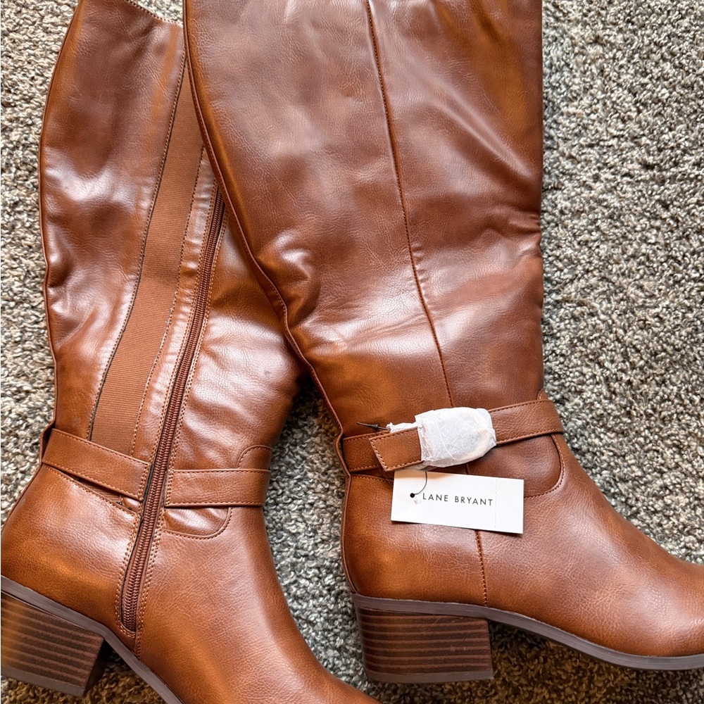 Lane Bryant Dream Cloud Buckle Riding Boots